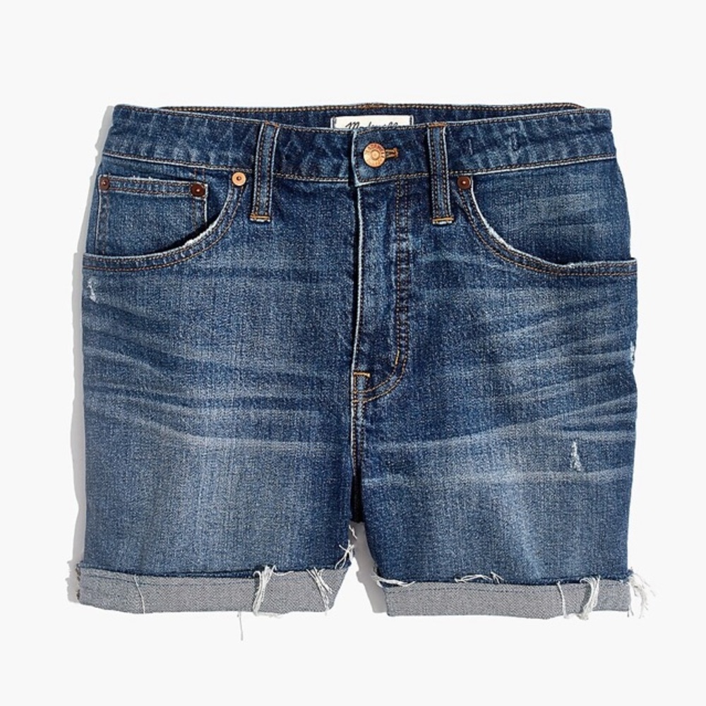 Madewell Curvy High Rise Denim Shorts in Glendale Wash Size 27